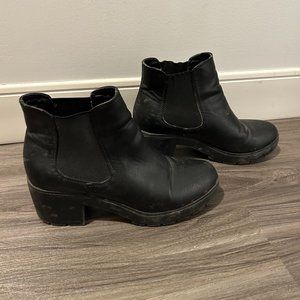 Steve Madden Platform Booties with Elastic Detailing